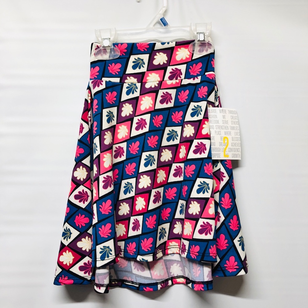 LULAROE WHOLESALE LOT OF 4 GIRLS SKIRTS KIDS AZURE SZ 2-8 NWT